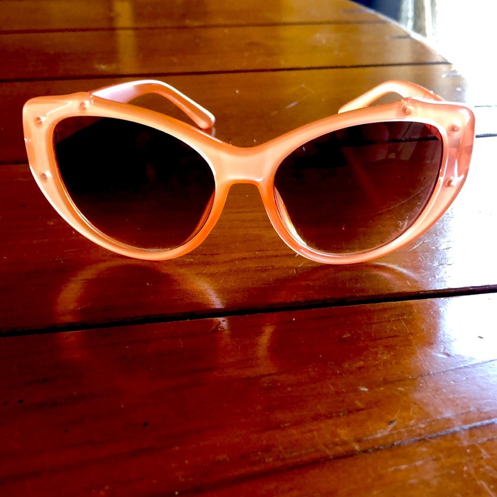 Retro pink sunglasses
